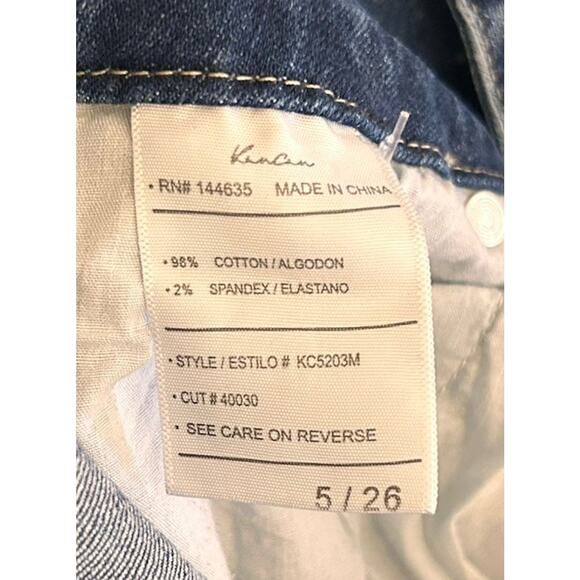 KanCan Dunkirk High Rise Flare Womens Jeans Size 5/26 Cut 40030 Light Wash - Picture 3 of 10